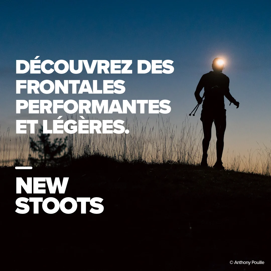 Nouveautés - Les lampes frontales Stoots sont disponibles dans votre TraKKs 