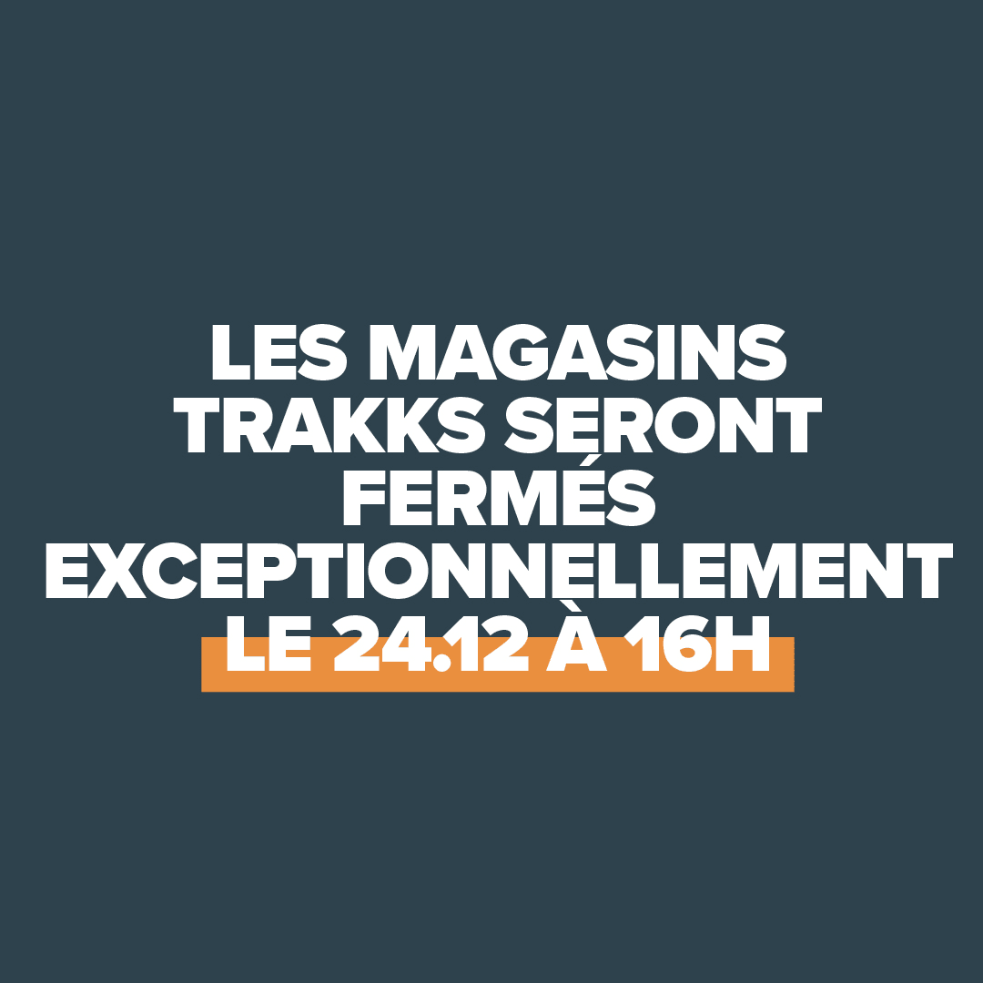 Ce 24 Décembre nous fermons plus tôt