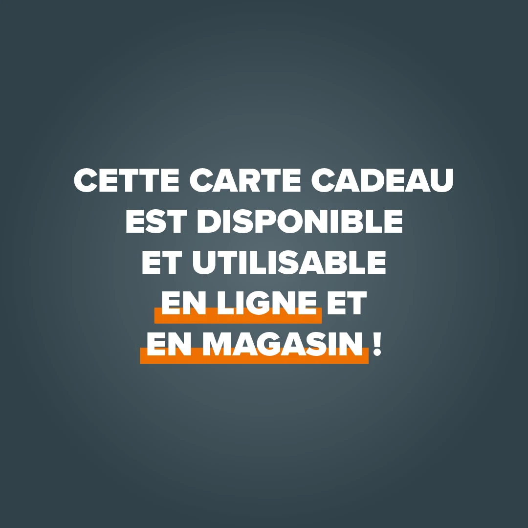 Une carte cadeau ? Simple comme bonjour