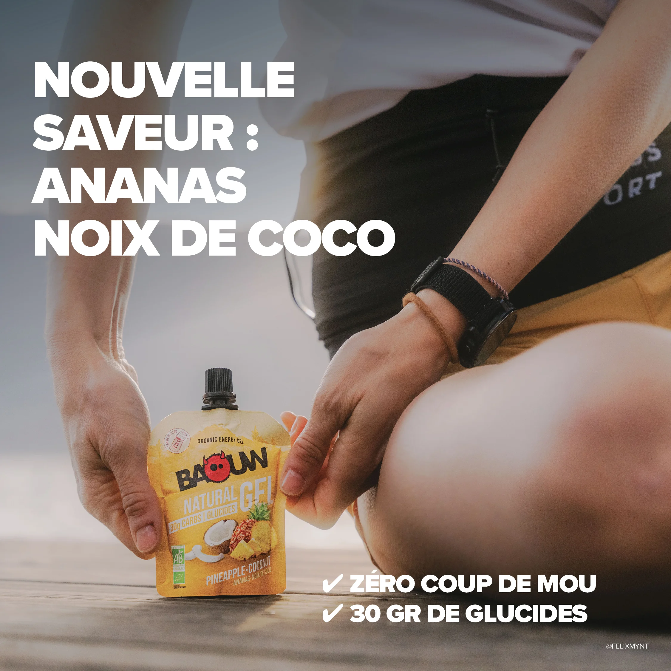 Faites le plein d'énergie avec les gels Baouw